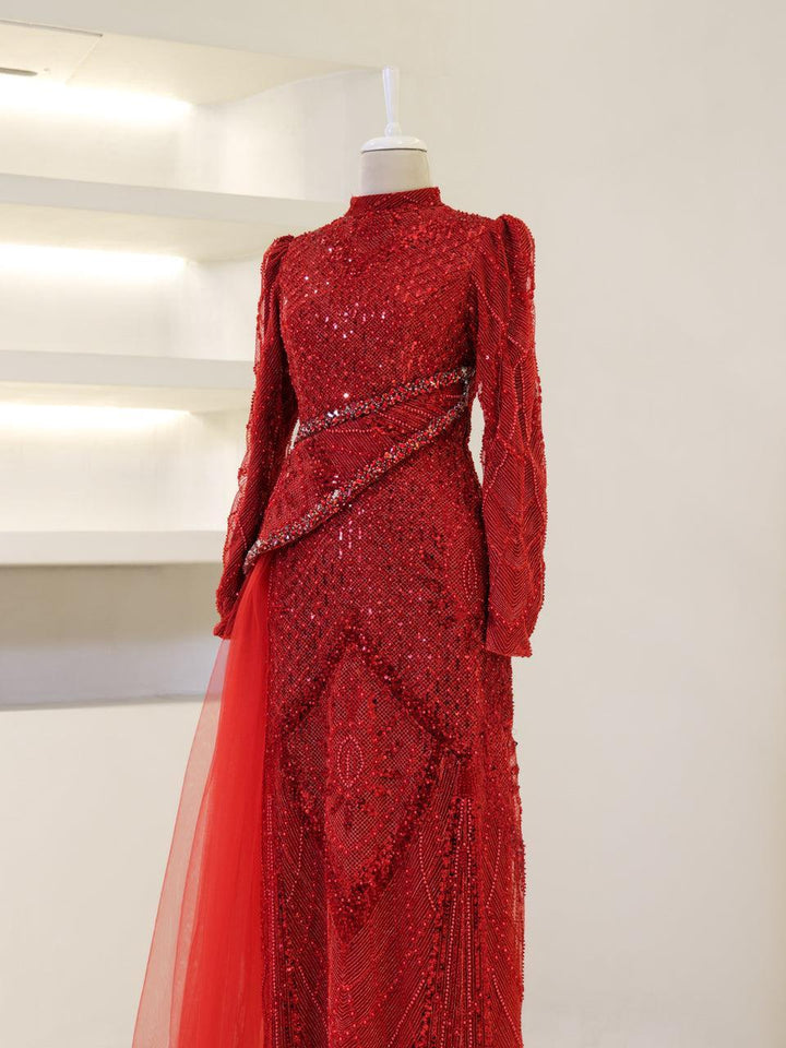 Moressa Islamic Evening Dress ModaZehrada Moressa Islamic Evening Dress ModaZehrada