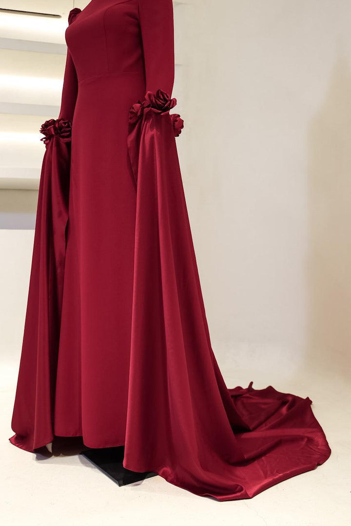 nadja red dress Nadja Islamic Evening Dress Red / 44