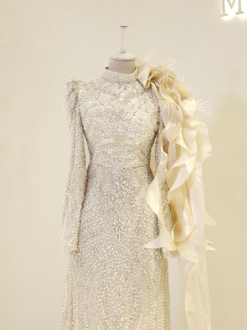 gold and white prom dress White and Gold Lace Sweetheart Ball Gown Formal Prom Wedding Evening Dress  2 at Amazon Women's Clothing store