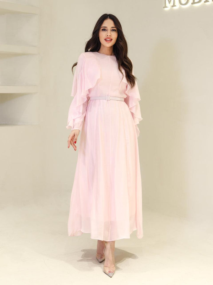 tesettur-abiye-Olinn Tesettür Elbise-ModaZehrada