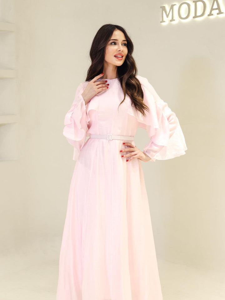 tesettur-abiye-Olinn Tesettür Elbise-ModaZehrada