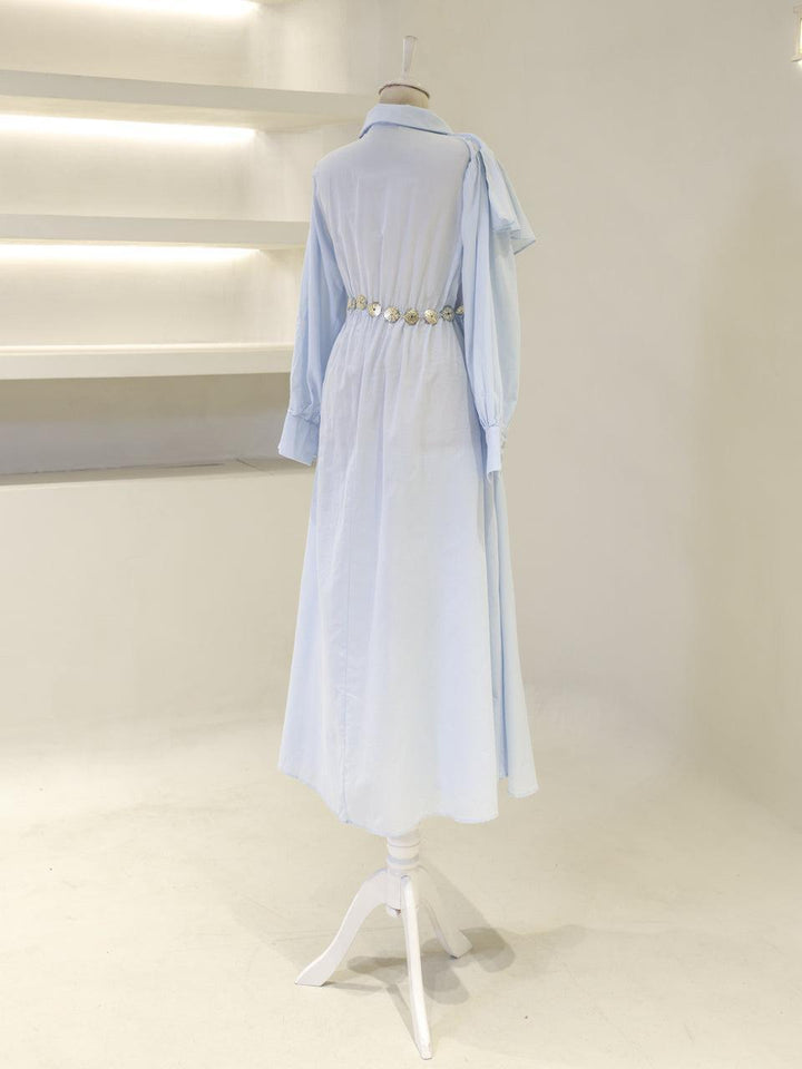 tesettur-abiye-Olivine Tesettür Elbise-ModaZehrada