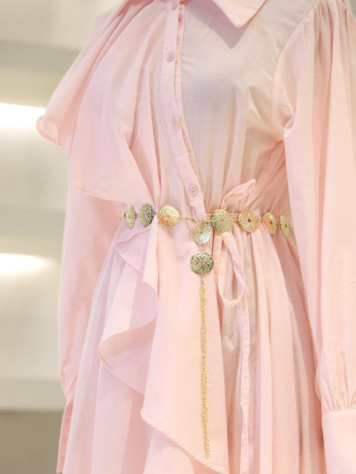 tesettur-abiye-Olivine Tesettür Elbise-ModaZehrada