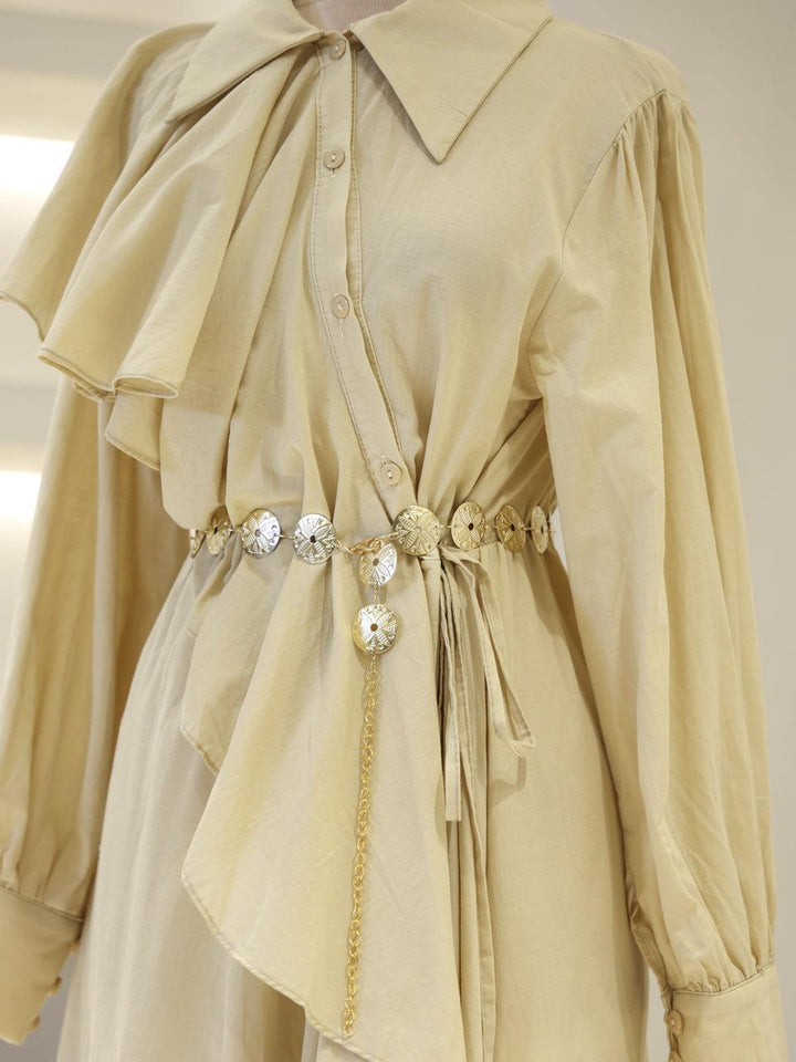 tesettur-abiye-Olivine Tesettür Elbise-ModaZehrada