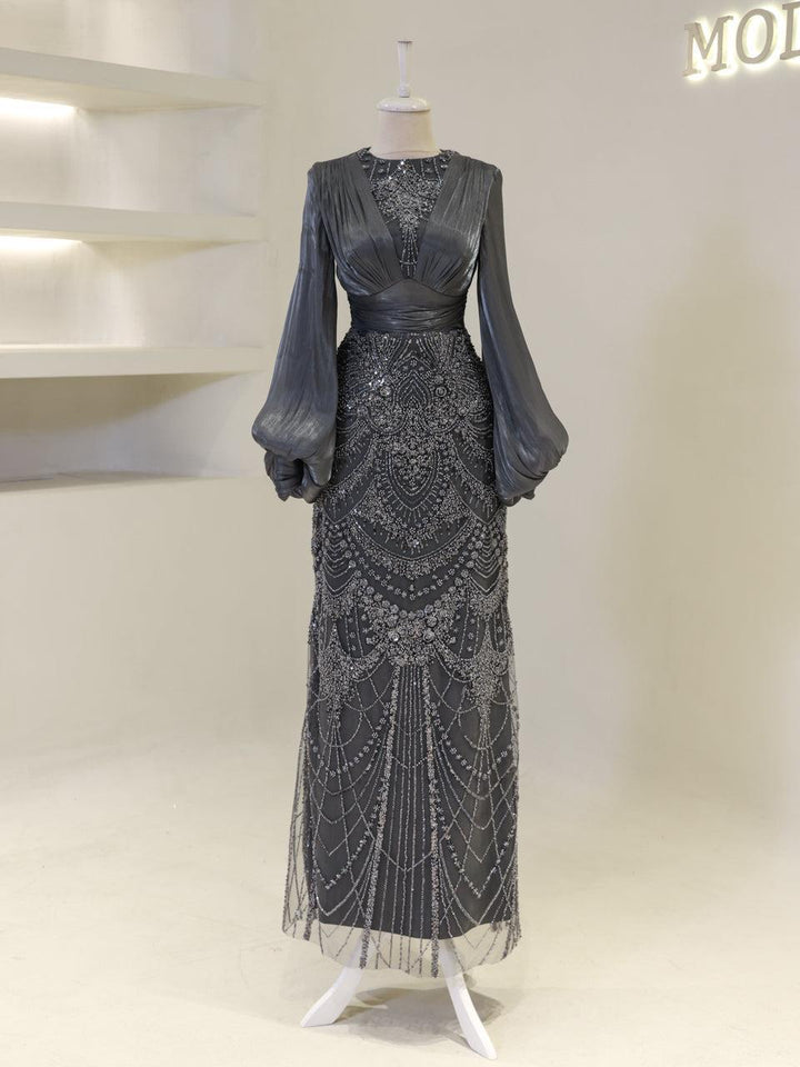 tesettur-abiye-Petunia Tesettür Abiye-ModaZehrada