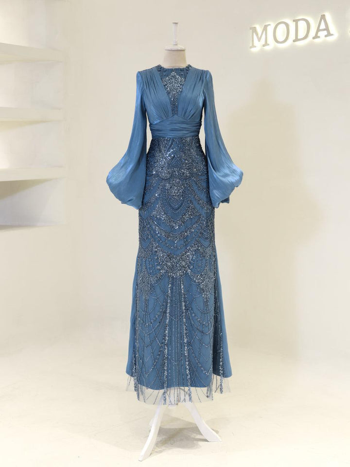 tesettur-abiye-Petunia Tesettür Abiye-ModaZehrada