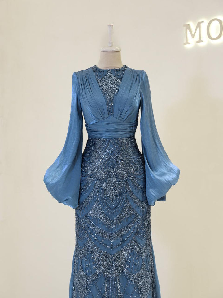 tesettur-abiye-Petunia Tesettür Abiye-ModaZehrada