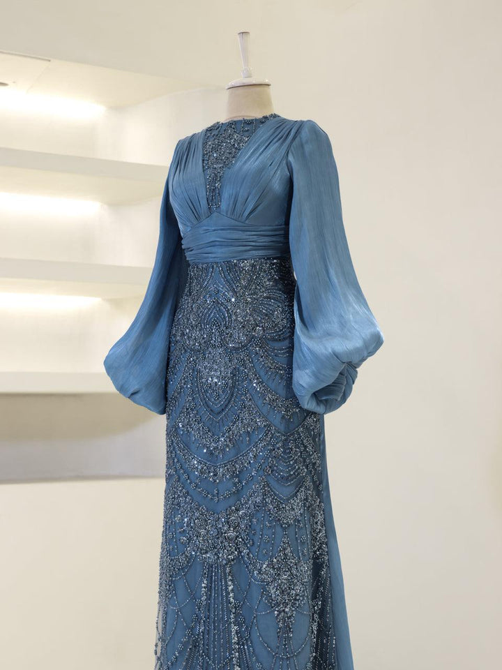 tesettur-abiye-Petunia Tesettür Abiye-ModaZehrada