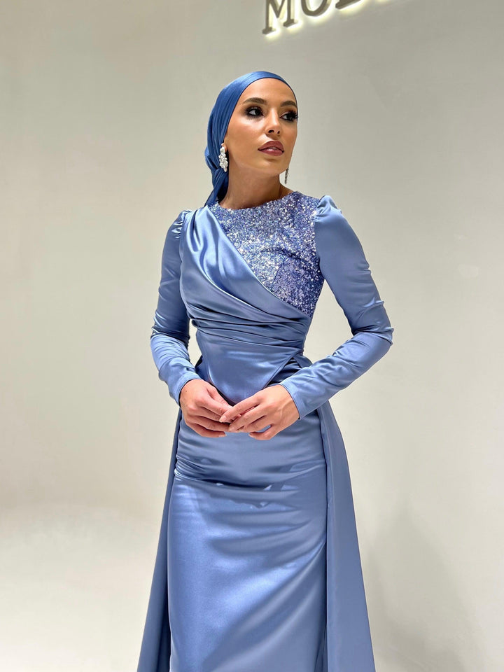 Rozary Islamic Evening Dress ModaZehrada Rozary Islamic Evening Dress ModaZehrada