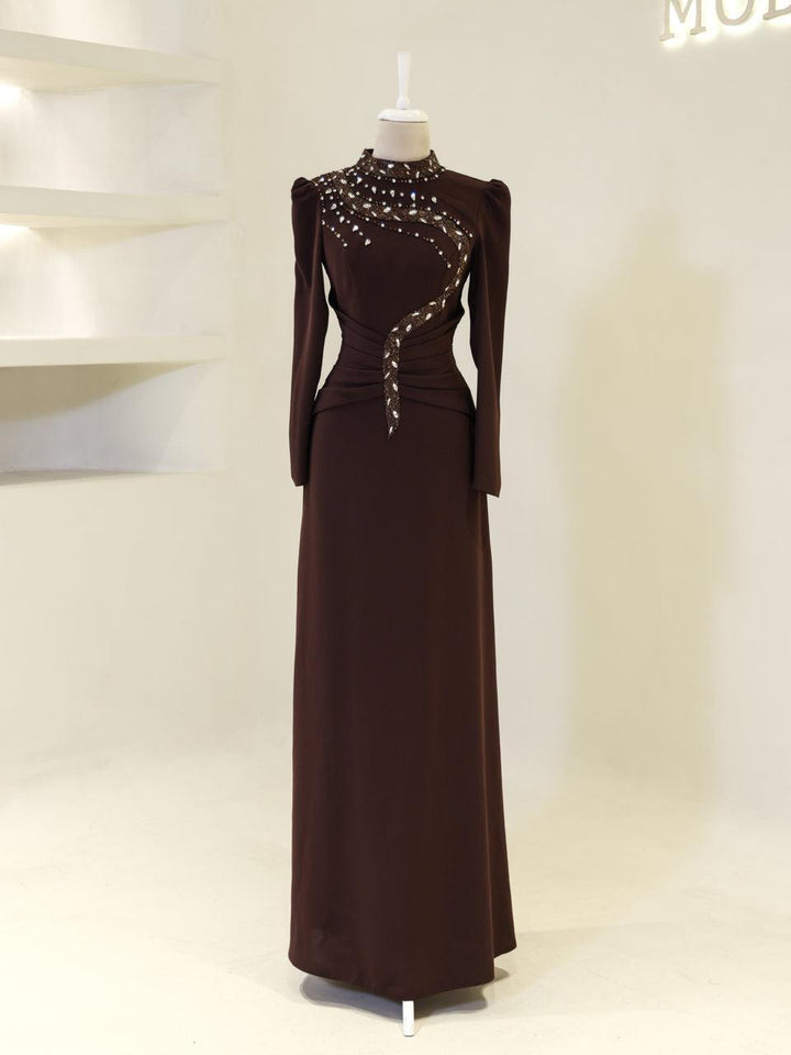 Savanah Islamic Evening Dress Black / 52