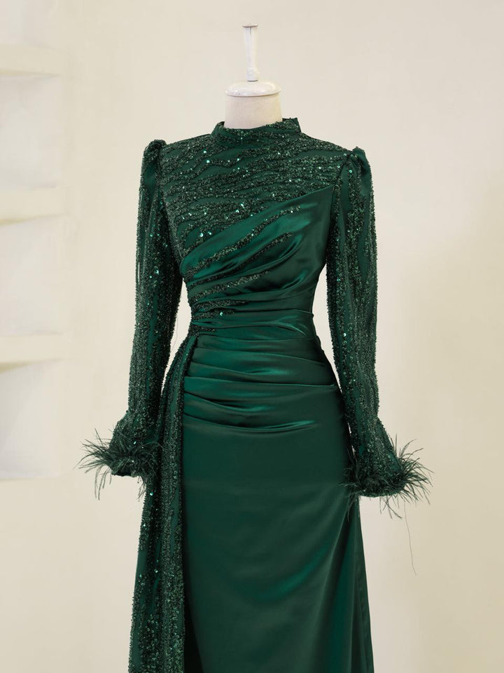 Serena Islamic Evening Dress Indigo / 38 Serena Islamic Evening Dress Indigo / 38
