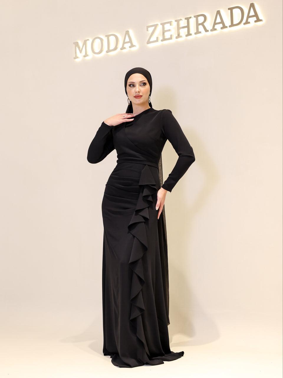 Floor Length Black Formal Dress Sofia