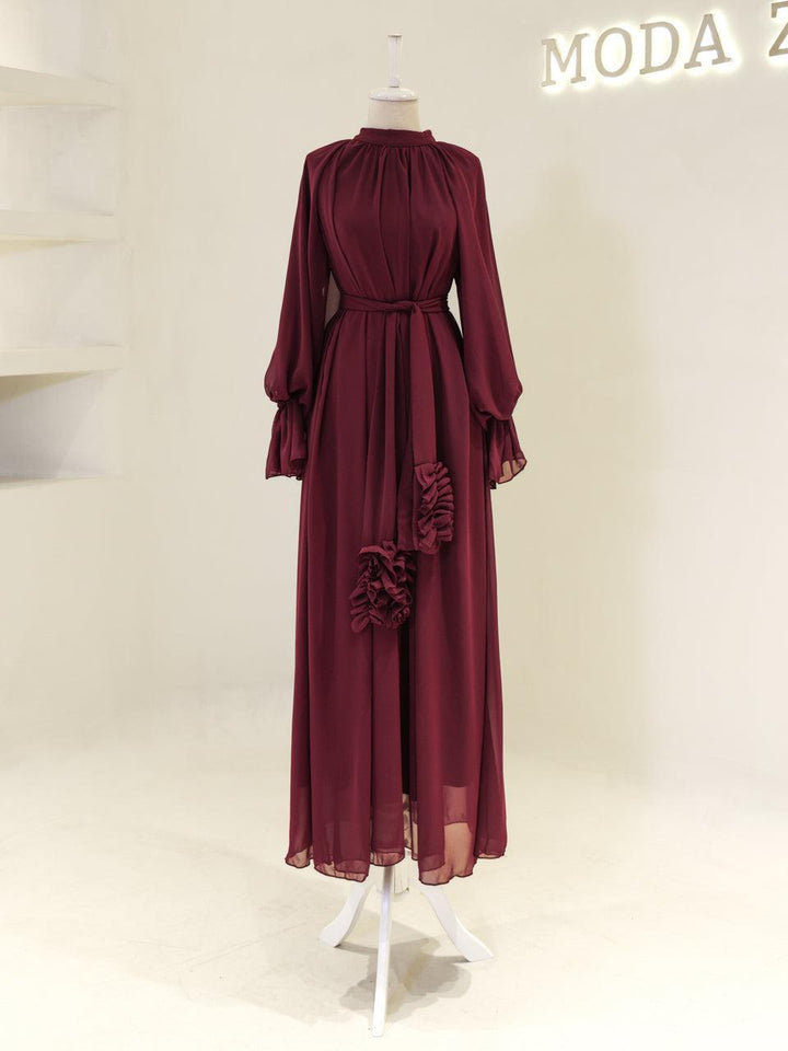 tesettur-abiye-Solara Tesettür Elbise-ModaZehrada