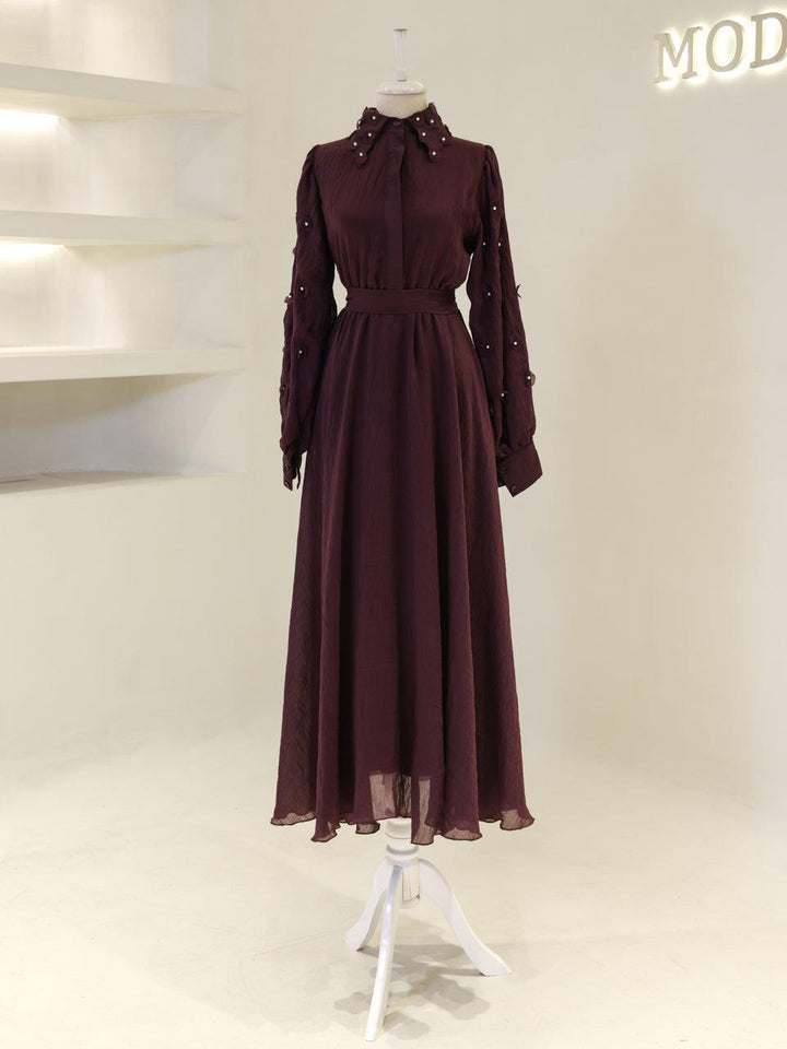 tesettur-abiye-Tanya Tesettür Elbise-ModaZehrada