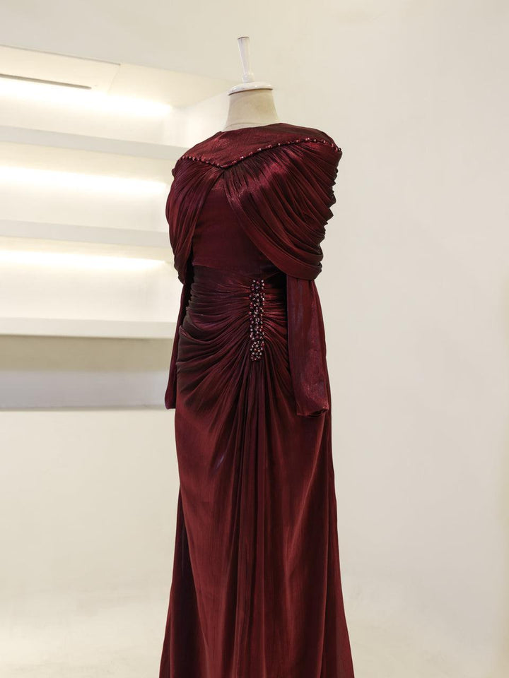 Tove Islamic Evening Dress Brown / 38