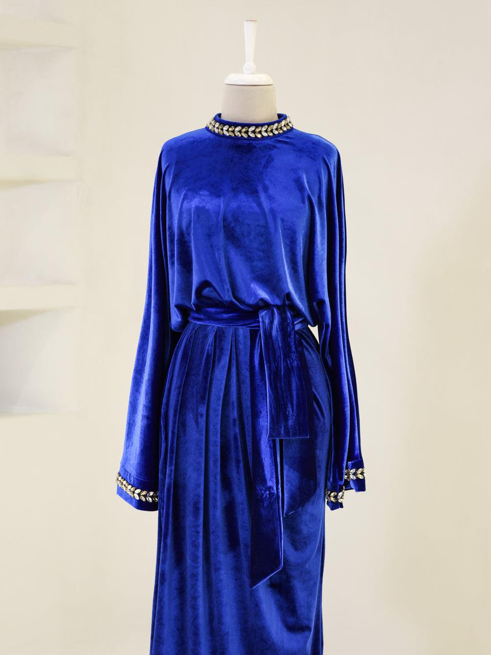 Velvet Ajda Vestido de Noche Islámica – ModaZehrada