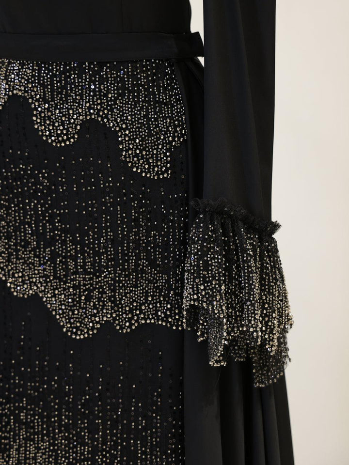 Wave Islamic Evening Dress ModaZehrada Wave Islamic Evening Dress ModaZehrada