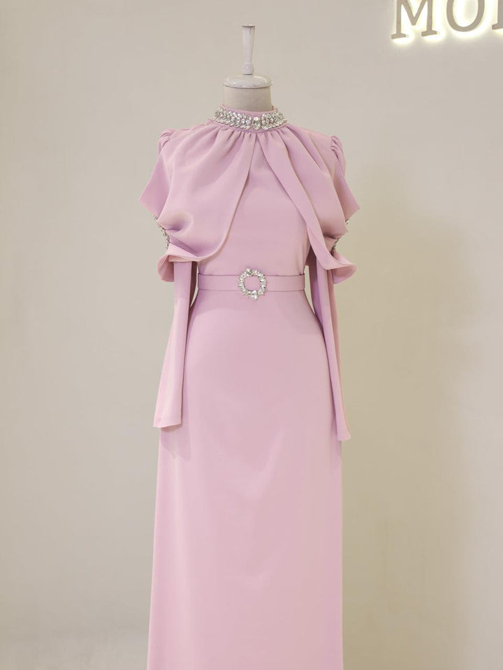 tesettur-abiye-Yamila Tesettür Abiye-ModaZehrada